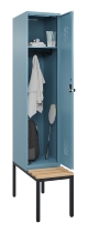 C+P Spind Evolo PLUS 0490507-30 mit Bank 3 Abt.300mm Drehriegel (HxBxT) 2120x900x815mm 0010/0010