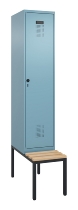 C+P Spind Evolo PLUS 0490507-30 mit Bank 3 Abt.300mm Drehriegel (HxBxT) 2120x900x815mm 0010/0010