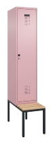 C+P Spind Evolo PLUS 0490507-30 mit Bank 3 Abt.300mm Drehriegel (HxBxT) 2120x900x815mm 0010/0010