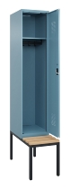 C+P Spind Evolo PLUS 0490507-30 mit Bank 3 Abt.300mm Drehriegel (HxBxT) 2120x900x815mm 0010/0010