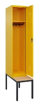 C+P Spind Evolo PLUS 0490507-30 mit Bank 3 Abt.300mm Drehriegel (HxBxT) 2120x900x815mm 0010/0010