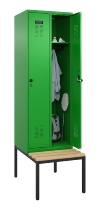 C+P Spind Evolo PLUS 0490507-30 mit Bank 3 Abt.300mm Drehriegel (HxBxT) 2120x900x815mm 0010/0010