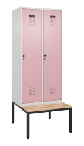 C+P Spind Evolo PLUS 0490507-32 mit Bank 3 Abt.400mm Drehriegel (HxBxT) 2120x1200x815mm 9016/3015