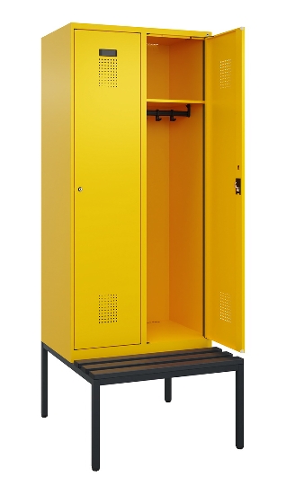 C+P Spind Evolo PLUS 0490507-12 mit Bank 1 Abt.400mm Zylinder (HxBxT) 2120x400x815mm 2004/2004