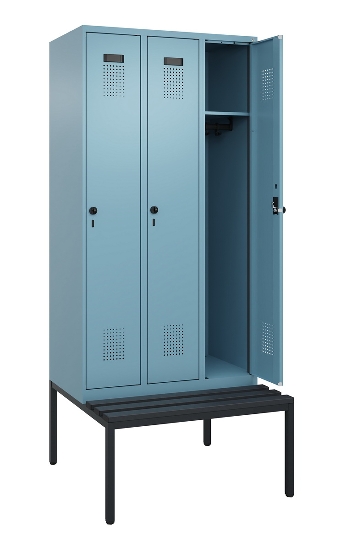 C+P Spind Evolo PLUS 0490507-12 mit Bank 1 Abt.400mm Zylinder (HxBxT) 2120x400x815mm 2004/2004