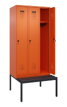 C+P Spind Evolo PLUS 0490507-12 mit Bank 1 Abt.400mm Zylinder (HxBxT) 2120x400x815mm 2004/2004
