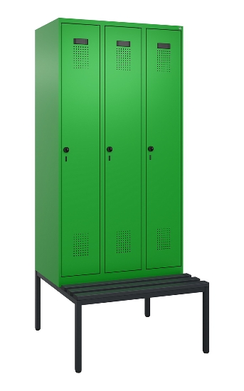 C+P Spind Evolo PLUS 0490507-12 mit Bank 1 Abt.400mm Zylinder (HxBxT) 2120x400x815mm 2004/2004