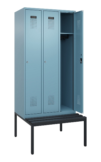 C+P Spind Evolo PLUS 0490507-12 mit Bank 1 Abt.400mm Zylinder (HxBxT) 2120x400x815mm 2004/2004