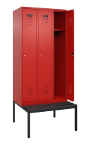 C+P Spind Evolo PLUS 0490507-30 mit Bank 3 Abt.300mm Zylinder (HxBxT) 2120x900x815mm 3020/3020