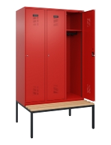 C+P Spind Evolo PLUS 0490507-32 mit Bank 3 Abt.400mm Zylinder (HxBxT) 2120x1200x815mm 3020/3020