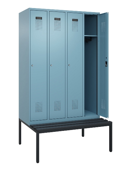 C+P Spind Evolo PLUS 0490507-12 mit Bank 1 Abt.400mm Zylinder (HxBxT) 2120x400x815mm 2004/2004
