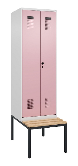 C+P PSA Doppel-Spind Evolo PLUS 0490527-20 Bank 2 Abt.je 300mm Drehriegel (HxBxT) 2120x600x815mm 7035/0004