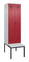 C+P PSA Doppel-Spind Evolo PLUS 0490527-20 Bank 2 Abt.je 300mm Zylinder (HxBxT) 2120x600x815mm 7016/7016