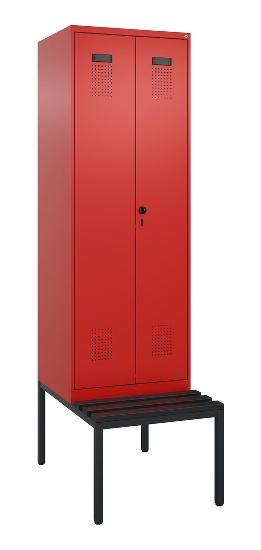 C+P PSA Doppel-Spind untergebaute Bank Kunststoff Evolo PLUS 049527-20/-22/-40 Intensiv-Farben