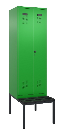 C+P PSA Doppel-Spind untergebaute Bank Kunststoff Evolo PLUS 049527-20/-22/-40 Intensiv-Farben