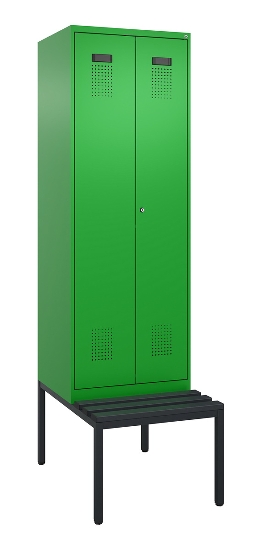 C+P PSA Doppel-Spind untergebaute Bank Kunststoff Evolo PLUS 049527-20/-22/-40 Intensiv-Farben