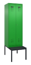 C+P PSA Doppel-Spind untergebaute Bank Kunststoff Evolo PLUS 049527-20/-22/-40 Intensiv-Farben
