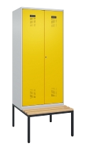 C+P PSA Doppel-Spind Evolo PLUS 0490527-20 Bank 2 Abt.je 300mm Drehriegel (HxBxT) 2120x600x815mm 7035/0004