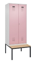 C+P PSA Doppel-Spind Evolo PLUS 0490527-20 Bank 2 Abt.je 300mm Drehriegel (HxBxT) 2120x600x815mm 7035/0004