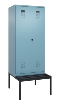 C+P PSA Doppel-Spind untergebaute Bank Kunststoff Evolo PLUS 049527-20/-22/-40 Intensiv-Farben