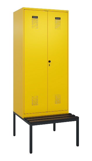 C+P PSA Doppel-Spind untergebaute Bank Kunststoff Evolo PLUS 049527-20/-22/-40 Intensiv-Farben