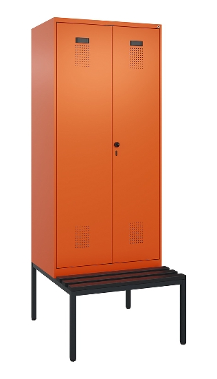 C+P PSA Doppel-Spind Evolo PLUS 0490527-40 mit Bank 4 Abt.je 300mm Zylinder (HxBxT) 2120x1200x815mm 3020/3020