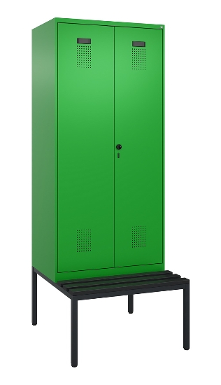C+P PSA Doppel-Spind untergebaute Bank Kunststoff Evolo PLUS 049527-20/-22/-40 Intensiv-Farben