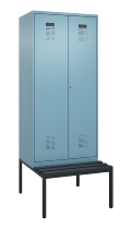C+P PSA Doppel-Spind untergebaute Bank Kunststoff Evolo PLUS 049527-20/-22/-40 Intensiv-Farben