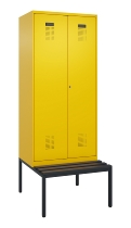 C+P PSA Doppel-Spind untergebaute Bank Kunststoff Evolo PLUS 049527-20/-22/-40 Intensiv-Farben