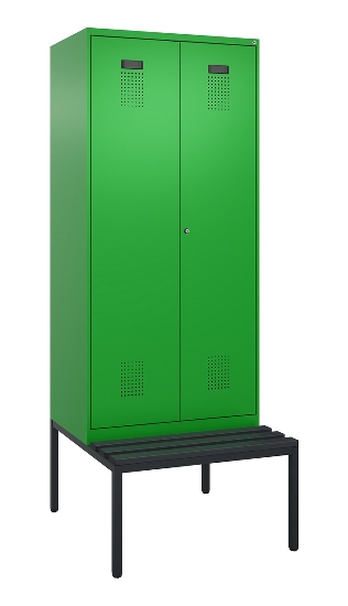 C+P PSA Doppel-Spind untergebaute Bank Kunststoff Evolo PLUS 049527-20/-22/-40 Intensiv-Farben