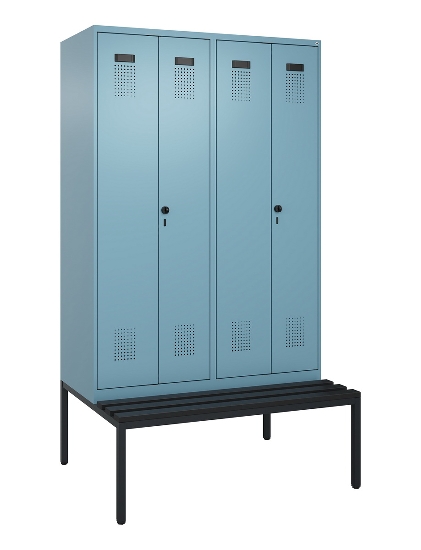 C+P PSA Doppel-Spind untergebaute Bank Kunststoff Evolo PLUS 049527-20/-22/-40 Intensiv-Farben
