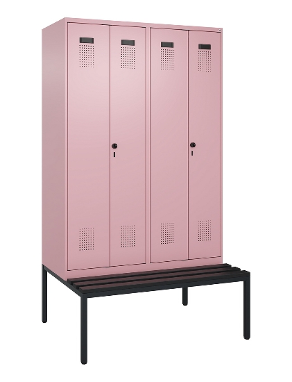 C+P PSA Doppel-Spind untergebaute Bank Kunststoff Evolo PLUS 049527-20/-22/-40 Intensiv-Farben