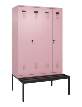C+P PSA Doppel-Spind untergebaute Bank Kunststoff Evolo PLUS 049527-20/-22/-40 Intensiv-Farben
