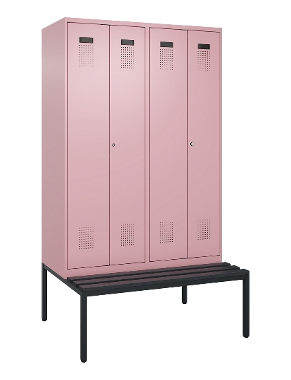 C+P PSA Doppel-Spind untergebaute Bank Kunststoff Evolo PLUS 049527-20/-22/-40 Intensiv-Farben