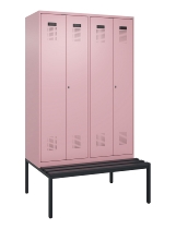 C+P PSA Doppel-Spind untergebaute Bank Kunststoff Evolo PLUS 049527-20/-22/-40 Intensiv-Farben