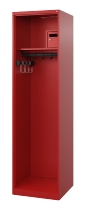 C+P Feuerwehrspind Evolo Plus FLEXO 1 Abteil (BxT) 500x500mm bodenständig Wertfach 3000/3000