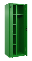 C+P Wäsche-/Garderobenspind Evolo PLUS 049620-22 mit Sockel 2 Abt.je 400mm Zylinder (HxBxT) 1950x800x500mm 6037/6037