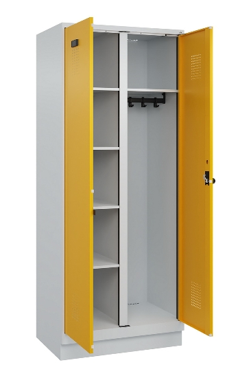C+P Putzmittel-Spind Evolo PLUS 049x00-00/-02 bodenstehend/Füße/Sockel
