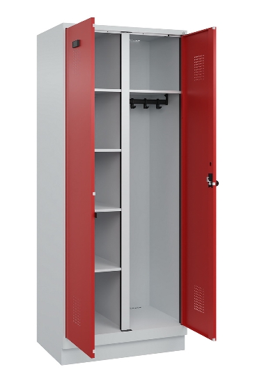 C+P Putzmittel-Spind Evolo PLUS 049x00-00/-02 bodenstehend/Füße/Sockel