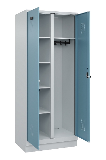 C+P Putzmittel-Spind Evolo PLUS 049x00-00/-02 bodenstehend/Füße/Sockel