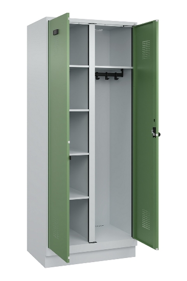 C+P Putzmittel-Spind Evolo PLUS 049x00-00/-02 bodenstehend/Füße/Sockel