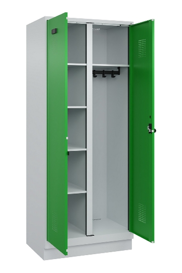 C+P Putzmittel-Spind Evolo PLUS 049x00-00/-02 bodenstehend/Füße/Sockel