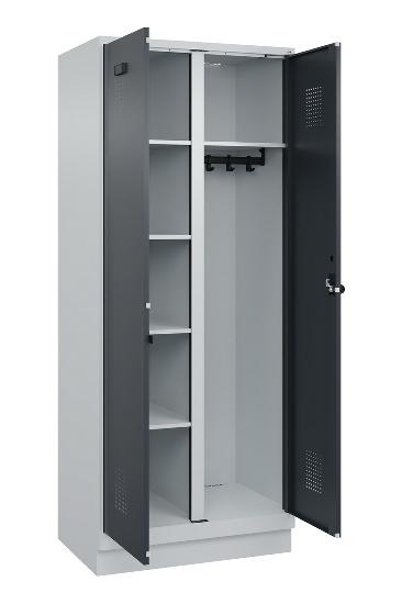 C+P Putzmittel-Spind Evolo PLUS 049x00-00/-02 bodenstehend/Füße/Sockel