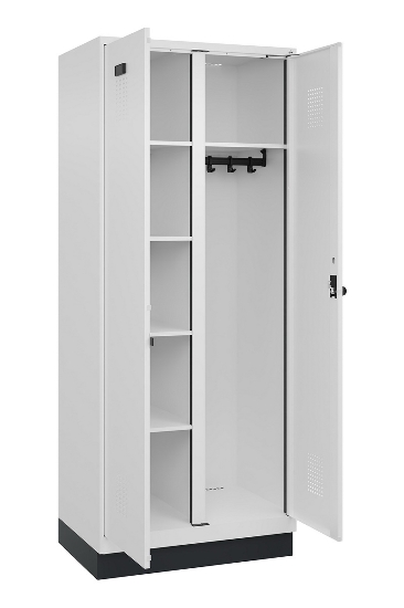 C+P Putzmittel-Spind Evolo PLUS 049x00-00/-02 bodenstehend/Füße/Sockel