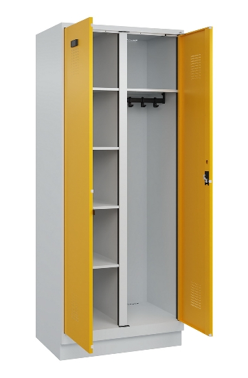 C+P Putzmittel-Spind Evolo PLUS 049x00-00/-02 bodenstehend/Füße/Sockel