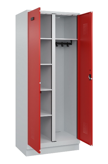 C+P Putzmittel-Spind Evolo PLUS 049x00-00/-02 bodenstehend/Füße/Sockel