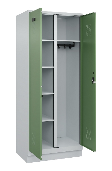 C+P Putzmittel-Spind Evolo PLUS 049x00-00/-02 bodenstehend/Füße/Sockel