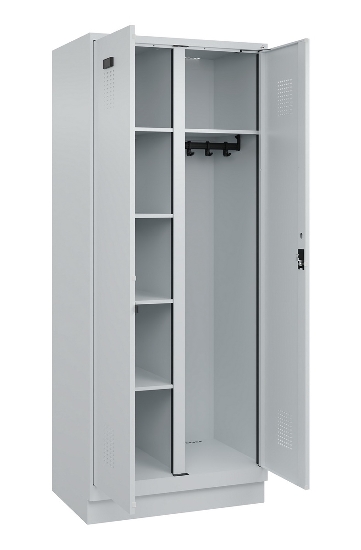 C+P Putzmittel-Spind Evolo PLUS 049x00-00/-02 bodenstehend/Füße/Sockel
