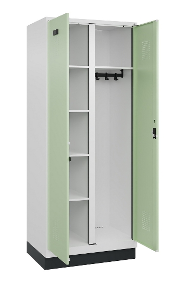C+P Putzmittel-Spind Evolo PLUS 049x00-00/-02 bodenstehend/Füße/Sockel