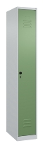 C+P Spind Classic PLUS 080000-32f bodenstehend 3 Abt.400mm Trennwand Zylinderschloss (HxBxT) 1850x1200x500mm 7035/0024
